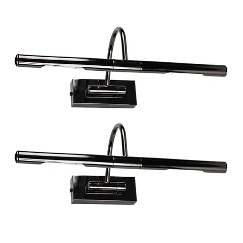 PAIR BOXED ADJUSTABLE WALL MOUNTED PICTURE LIGHTS