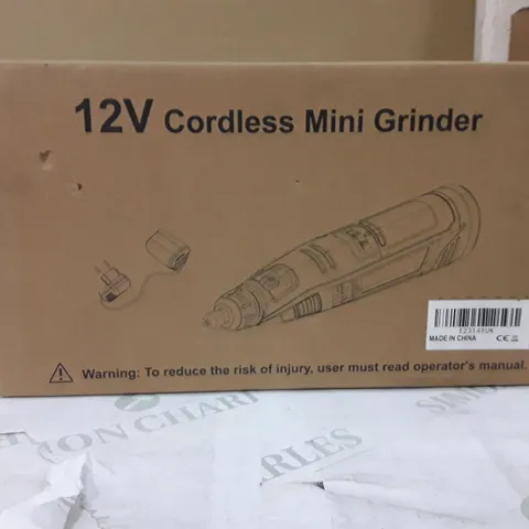 BOXED 12V CORDLESS MINI GRINDER 