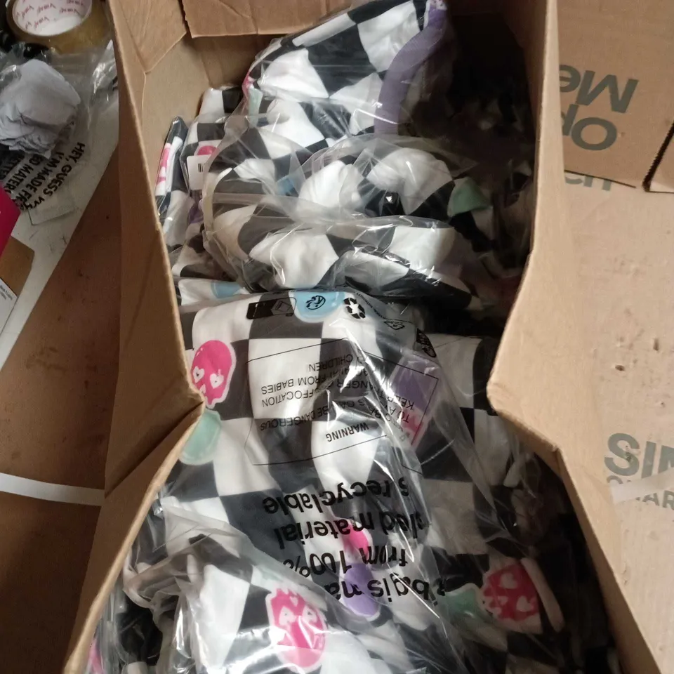 BOX OF APPROXIMATELY 20 KOI YAMI SKIRT DRESSES MULTI COLOURED SIZE SMALL