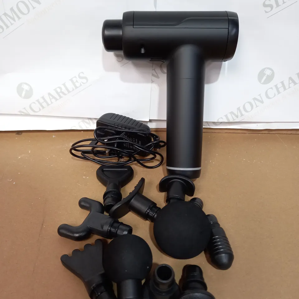 BLACK DEEP TISSUE MASSAGE GUN 