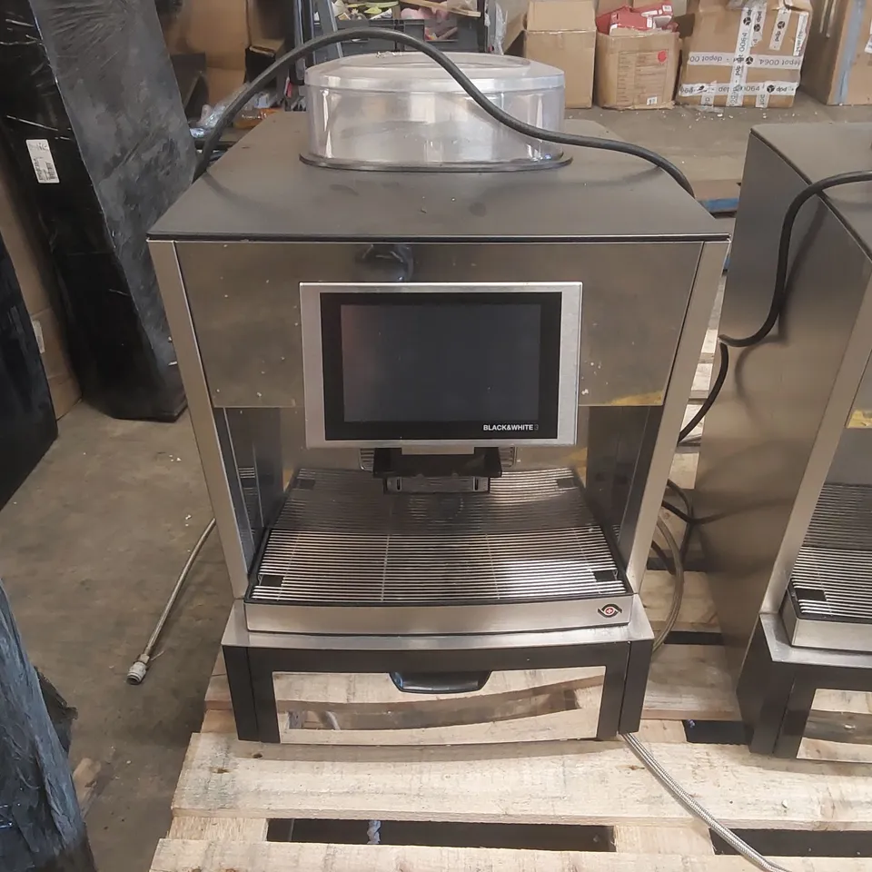 THERMOPLAN BLACK & WHITE 3 COMMERCIAL COFFEE MACHINE