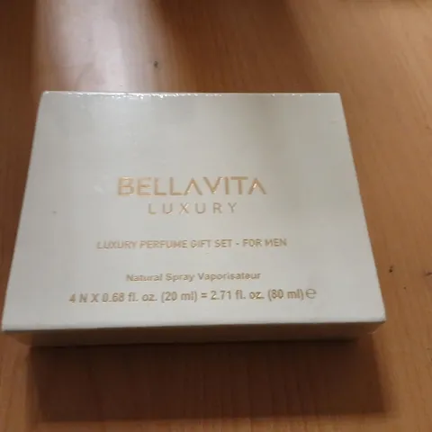BOXED BELLAVITA LUXURY PERFUME GIFT SET FOR MEN 4 X 20ML