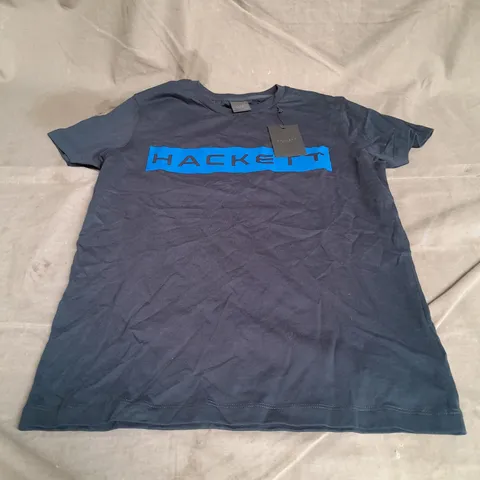 HACKETT SPORT ESSENTIAL BOX TEE IN NAVY SIZE 11-12YRS