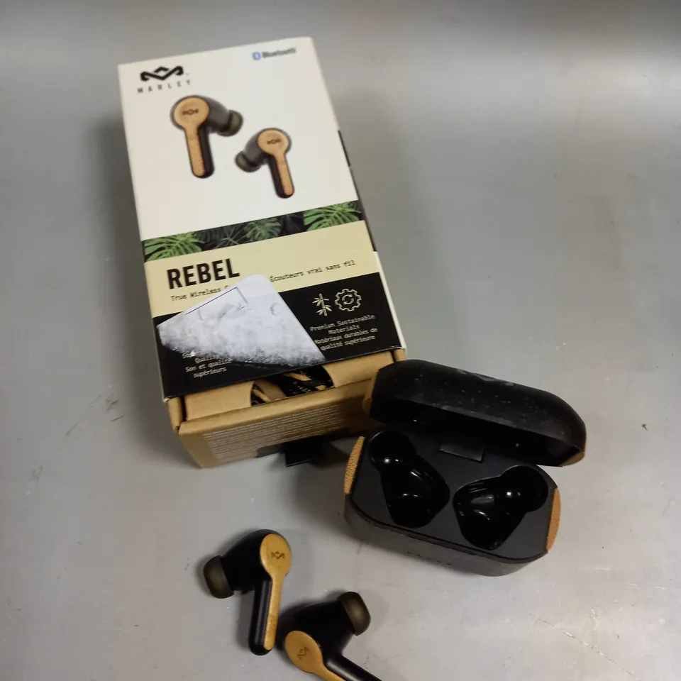BOXED MARLEY REBEL TRUE WIRELESS EARPHONES 