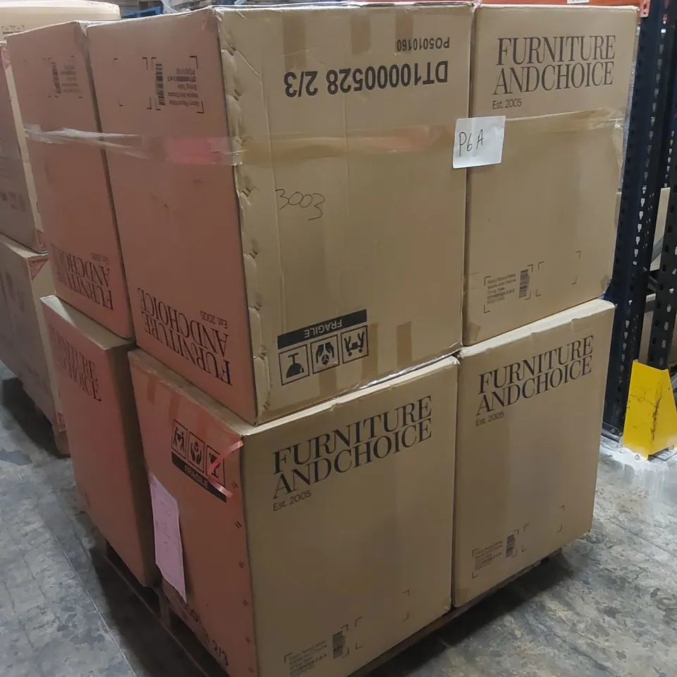 PALLET OF INCOMPLETE FURNITURE PARTS 