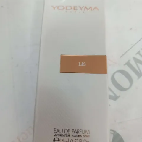 BOXED AND SEALED YODEYMA PARIS LIS EAU DE PARFUM 15ML