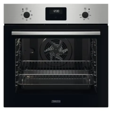 ZANUSSI SERIES 20 FANCOOK INTEGRATED SINGLE ELECTRIC OVEN Model ZOHNX3X1