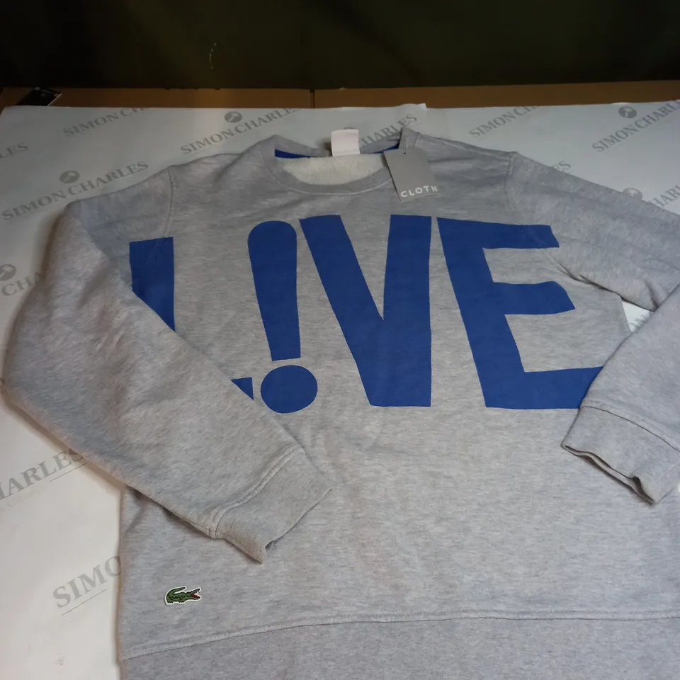 LACOSTE LIVE SWEATSHIRT SIZE UNSPECIFIED