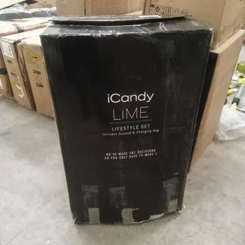 BOXED ICANDY LIME STROLLER 