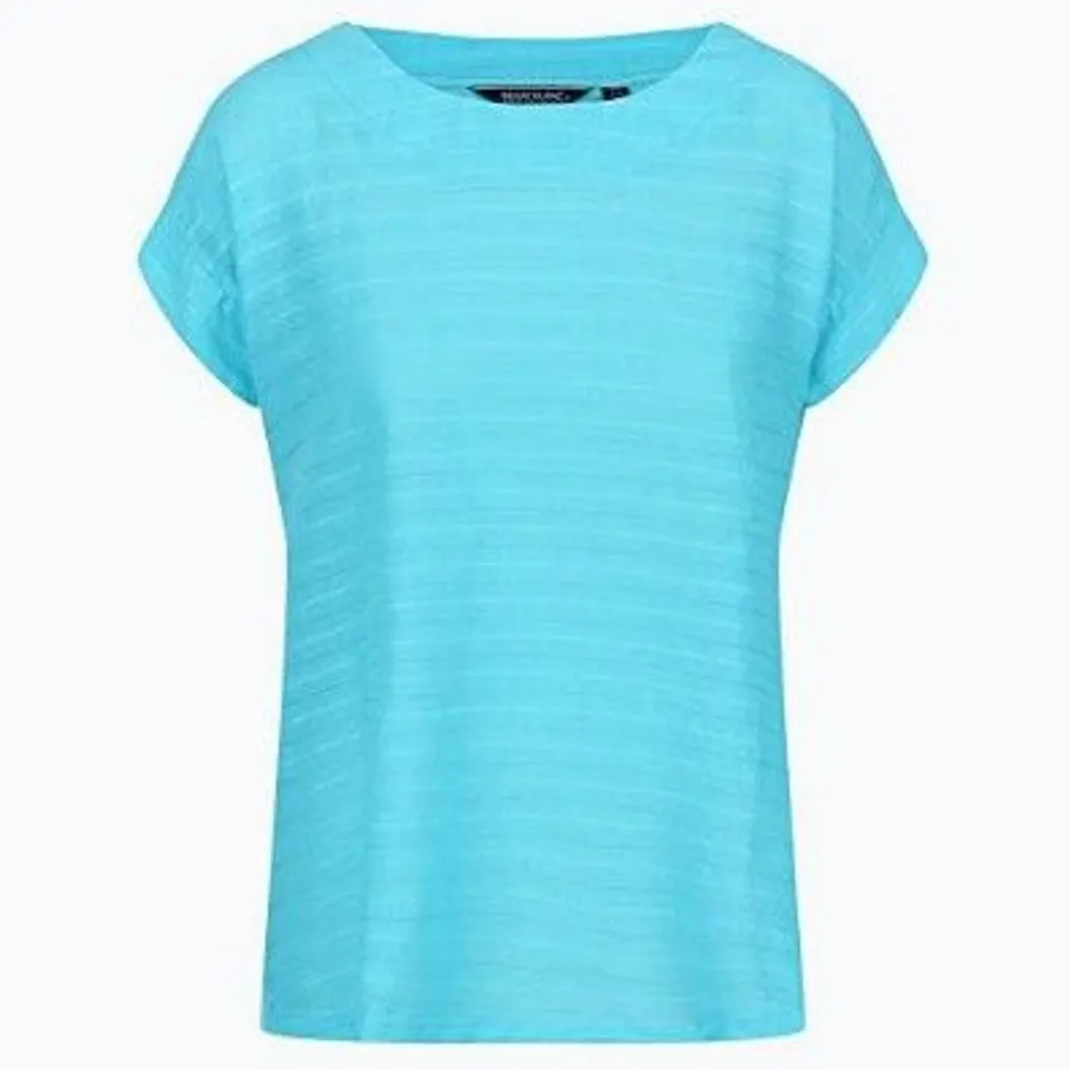 REGATTA WOMENS ADINE SHORT SLEEVE PERFORMANCE T-SHIRT SEASCAPE SIZE 16