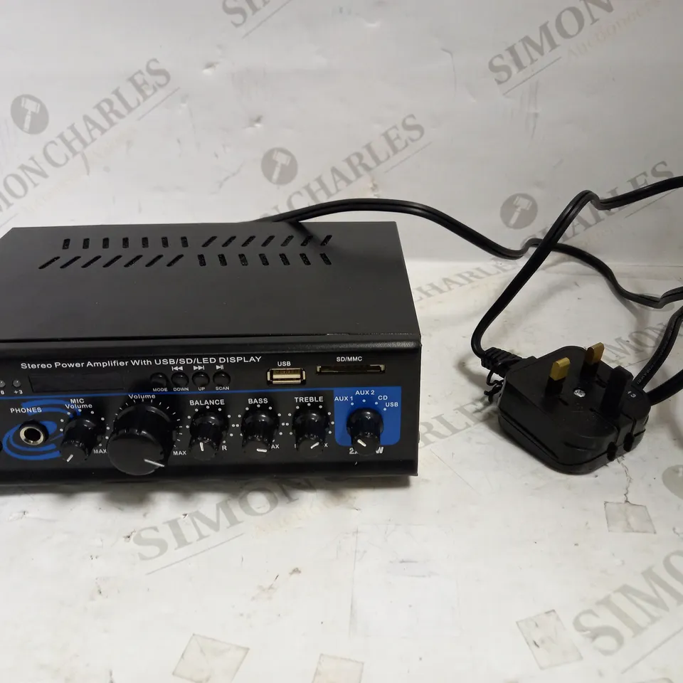 PYLE USA PTAU55 2X120W STEREO POWER AMPLIFIER RRP £124.99