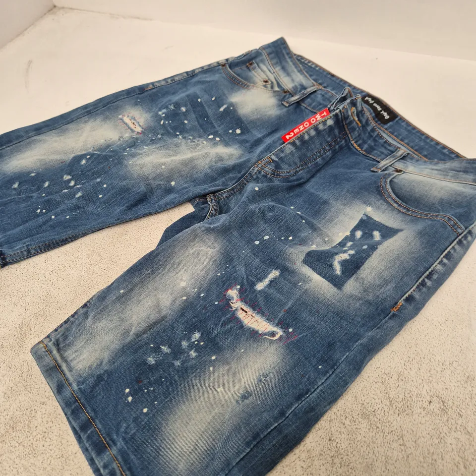 TWO ONE TWO DENIM JEANS – BLUE WASH, WOMEN'S W-36 (MODEL K513)