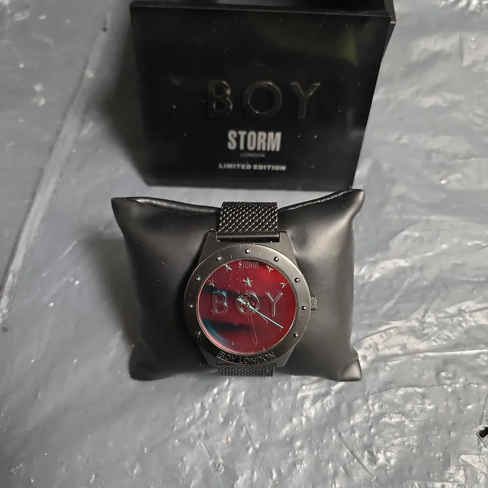 BOY LONDON X STORM LIMITED EDITION WRISTWATCH
