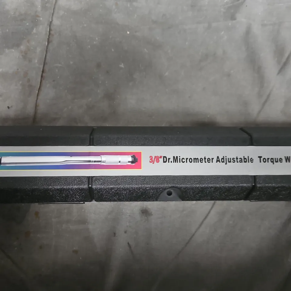 3/8" Dr. Micrometer Adjustable Torque Wrench (19-110) – Case