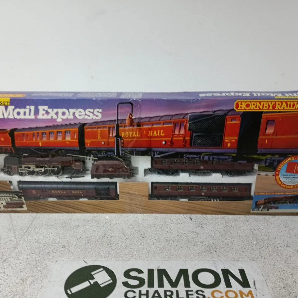 HORNBY RAILWAYS NIGHT MAIL EXPRESS ELECTRIC TRAIN SET ( BOXED )
