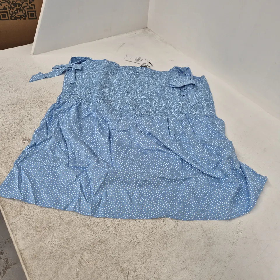 YOURS CLOTHING BLUE POLKA DOT DRESS – UK 26-28 (EU 54-56 US 22-24)