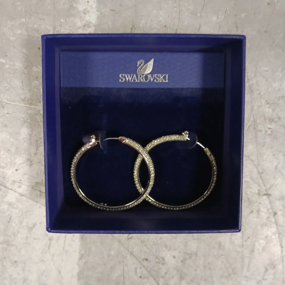 SWAROVSKI SUMMERSET HOOP EARRINGS 