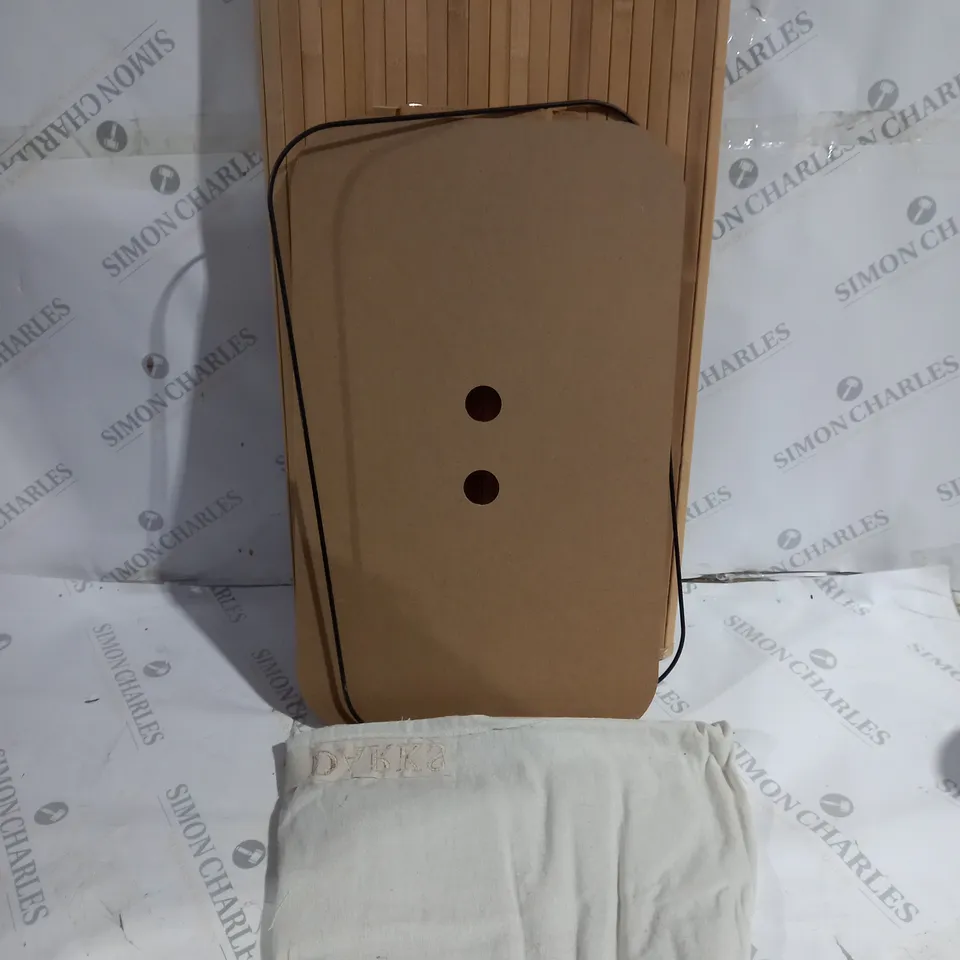 SMART BUY HOMION BAMBOO LAUNDRY BASKET 