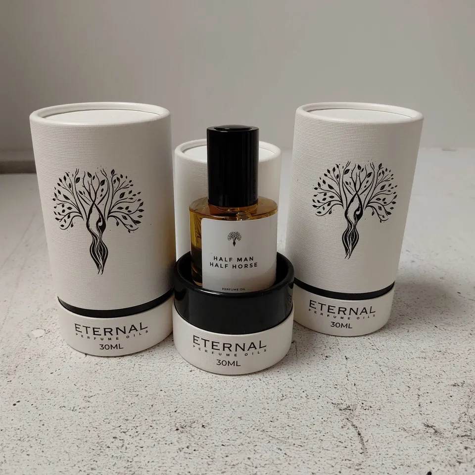 LOT OF 3 ASSORTED 30ML ETERNAL PERFUME OILS