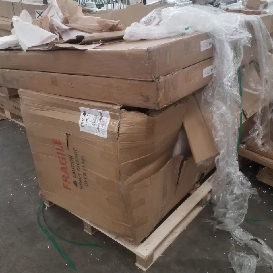 PALLET CONTAINING ASSORTED INCOMPLETE FURNITURE PARTS