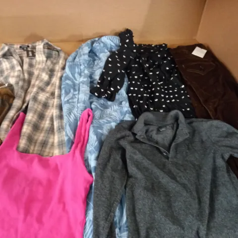 LARGE QUANTITY OF ASSORTED CLOTHING ITEMS TO INCLUDE BOOHOO, NEXT AND ZARA
