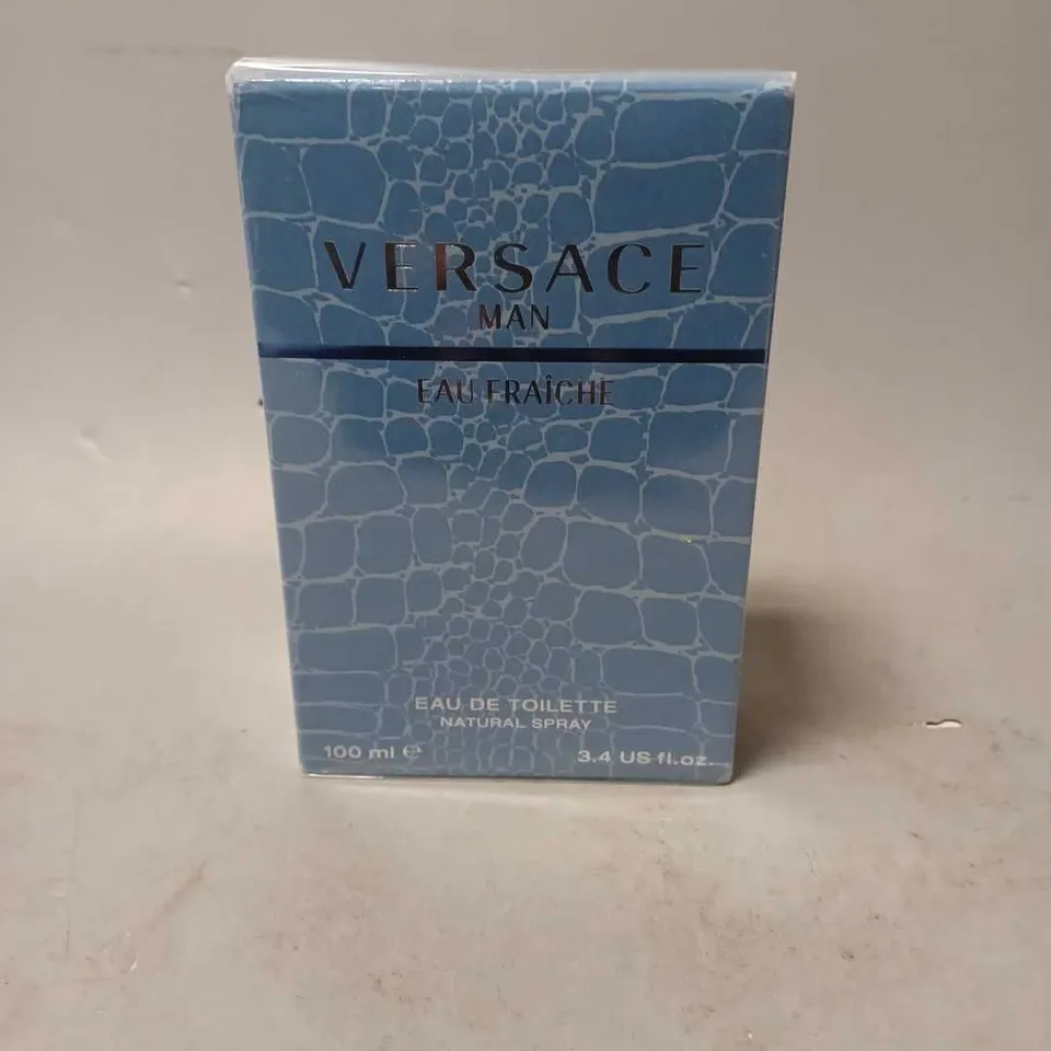 BOXED AND SEALED VERSACE MAN EAU FRAICHE EAU DE TOILETTE 100ML