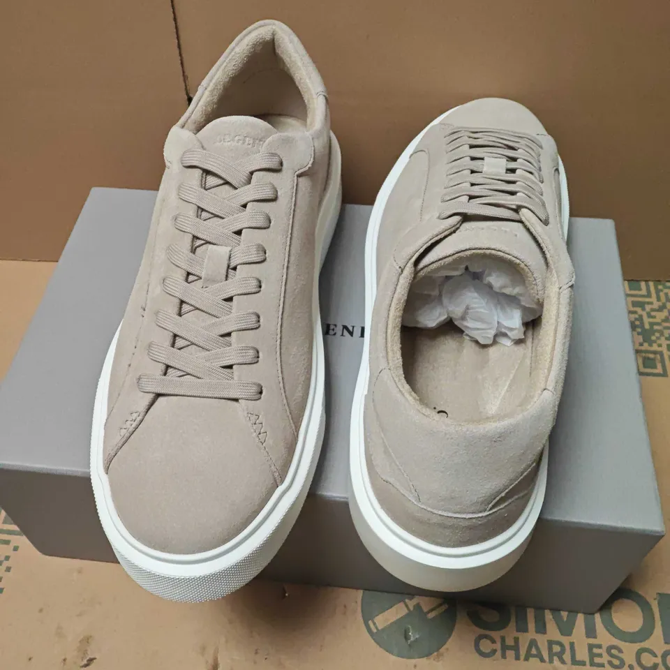BOXED LEGEND CLASSIC SUEDE TRAINER – BEIGE (UK 12, EU 46, US 13)