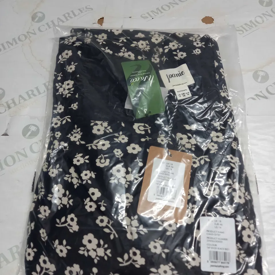 BAGGED JOANIE CANDI DITSY FLORAL PATTERN DRESS SIZE 18