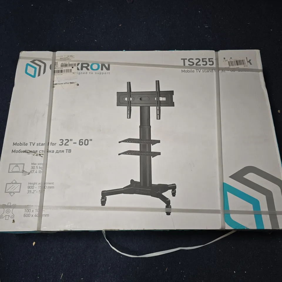 MOBILE TV STAND FOR 32-60 INCHES (TS255) – BOXED