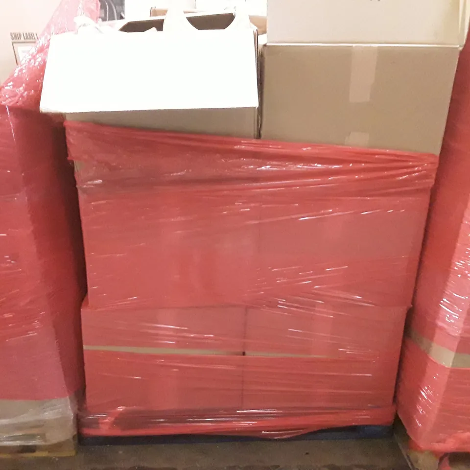 PALLET TO CONTAIN AN ASSORTMENT OF HOUSEHOLD ITEMS TO INCLUDE CLOTHING, CHRISTMAS DECORATIONS AND PHONE CASES ECT
