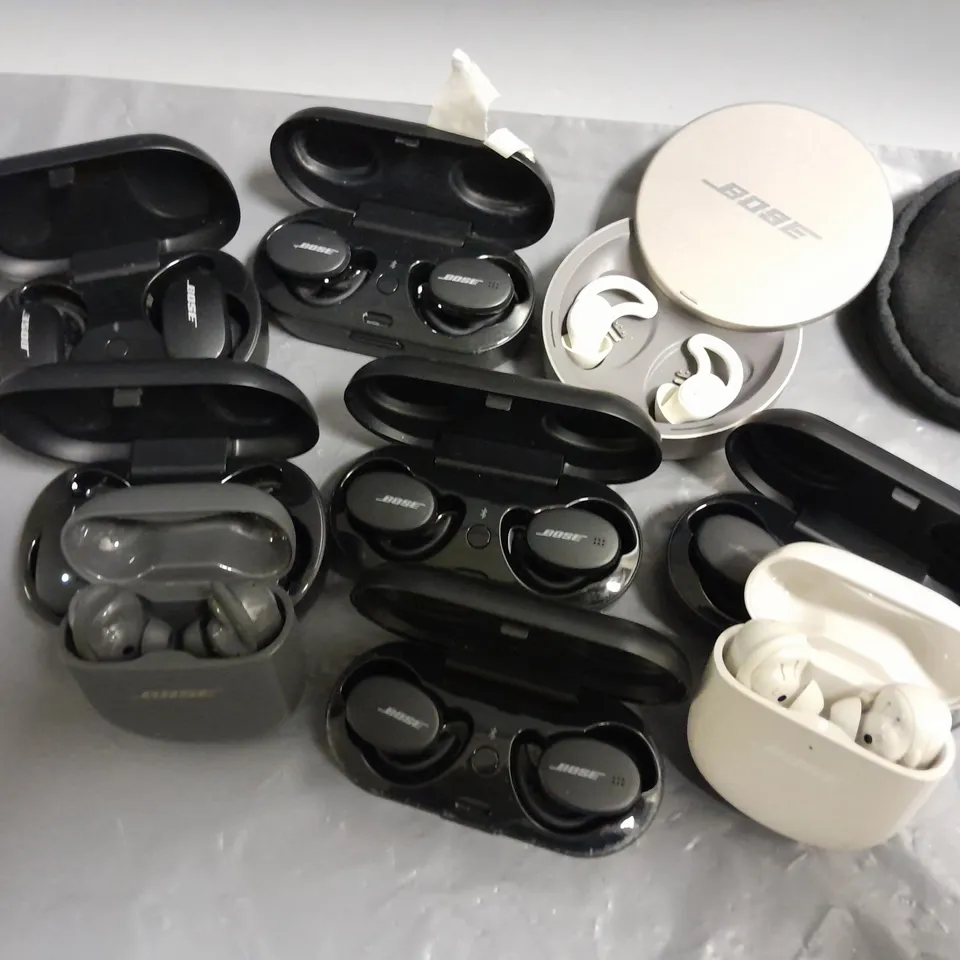 APPROXIMATELY 10 ASSORTED BOSE WIRELESS EARBUDS TO INCLUDE QUIETCOMFORT, SPORT 