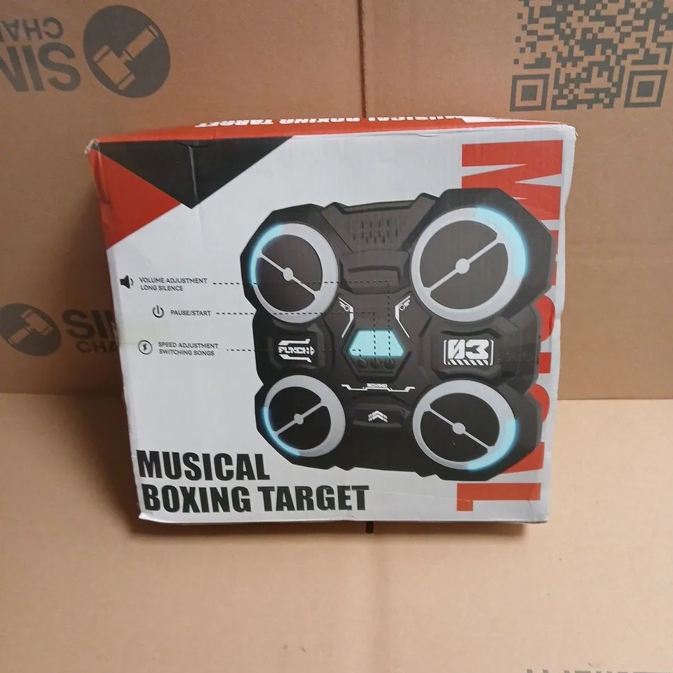 MUSICAL BOXING TARGET GAME BOXED