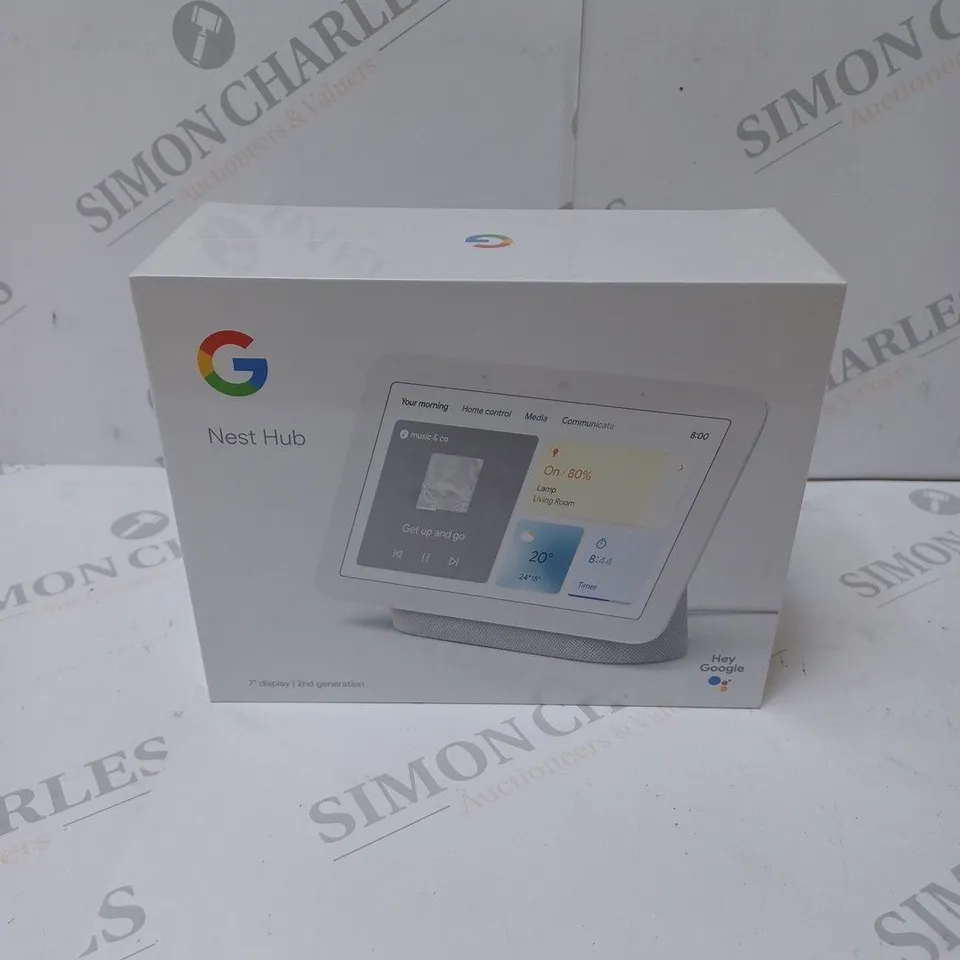 BRAND NEW BOXED GOOGLE NEST HUB 2ND GEN SMART SPEAKER WITH SCREEN 