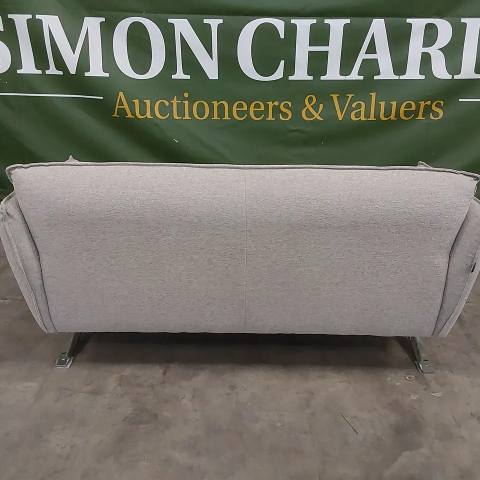 QUALITY DESIGNER ITALIAN MADE SEVILLE FABRIC UPHOLSTERED 3 SEATER SOFA