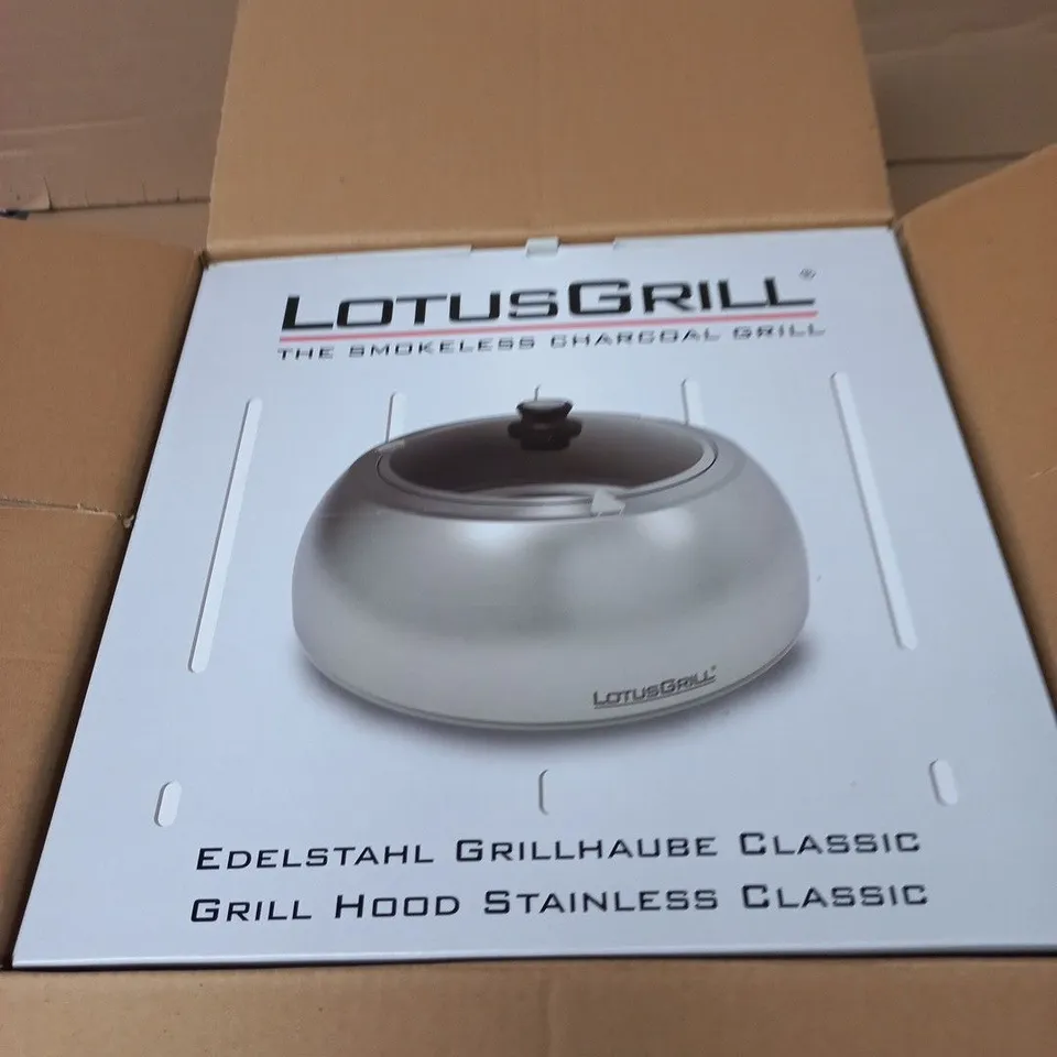 LOTUSGRILL GRILL HOOD STAINLESS CLASSIC – DK-SG-34, 1PC