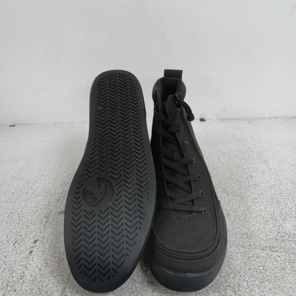 BILLY FOOTWEAR MEN'S BLACK HIGH-TOP SNEAKER UK 13.5