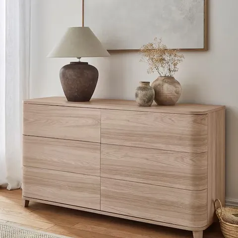 ARDEN LARGE CHEST OF DRAWERS NK814 OAK EFFECT 1520 X 530 X 168MM BOXED