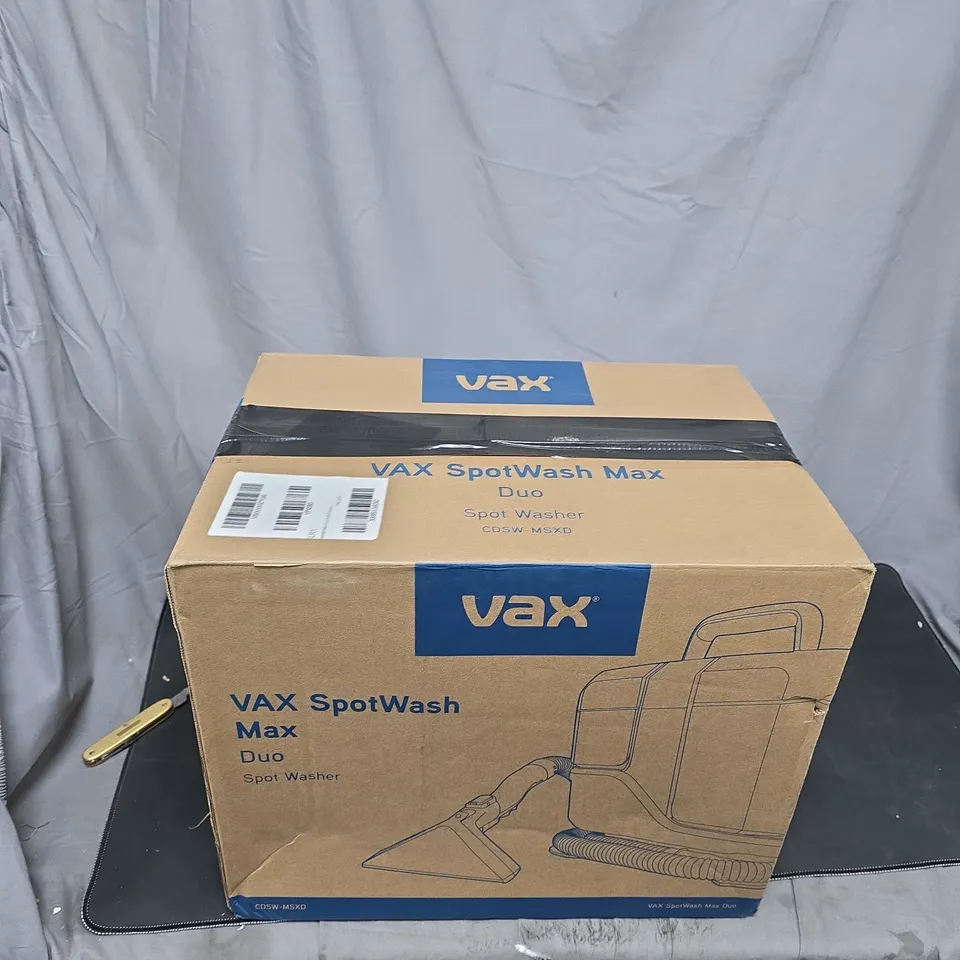 VAX SPOTWASH MAX DUO SPOT WASHER – BOXED