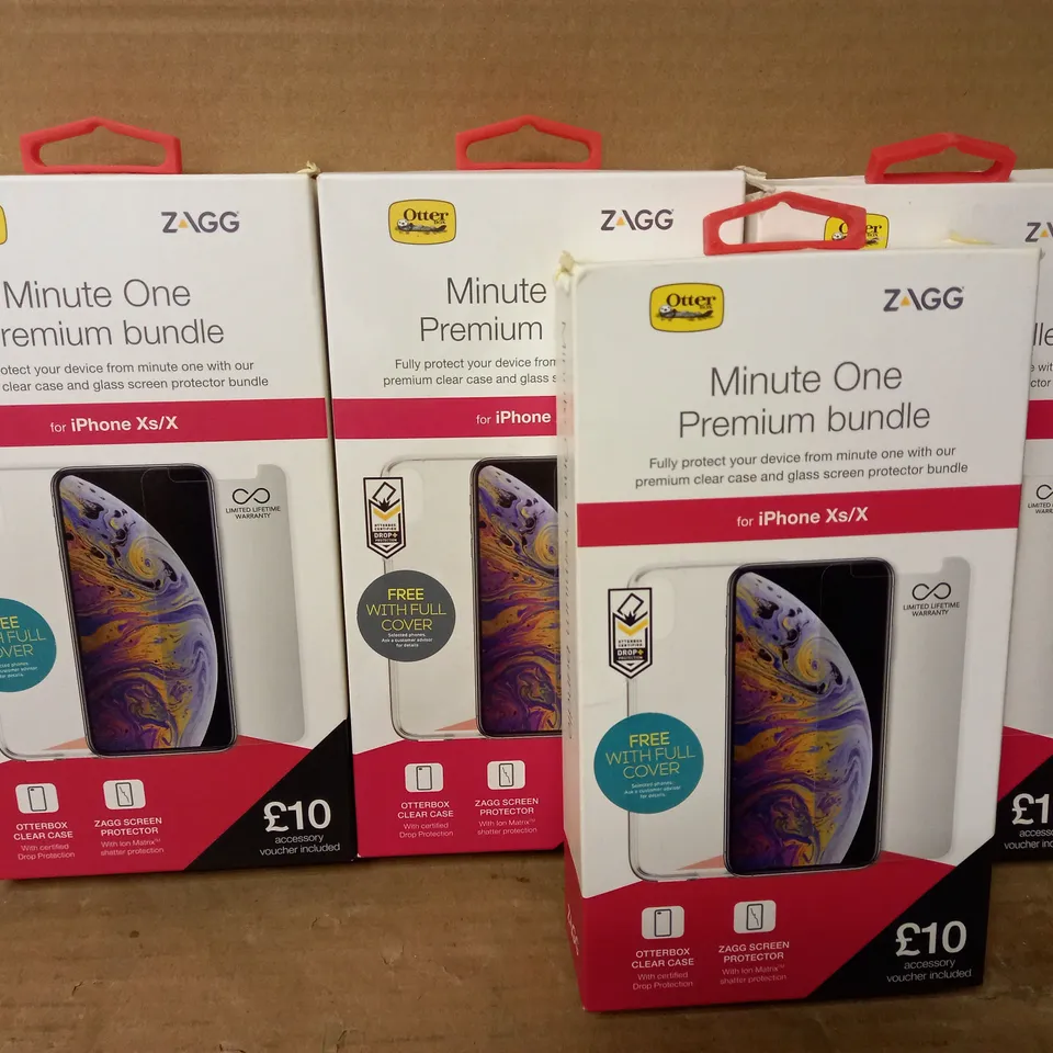 LOT OF 4 MINUTE ONE PREMIUM BUNDLE FOR IPHONE XS/X