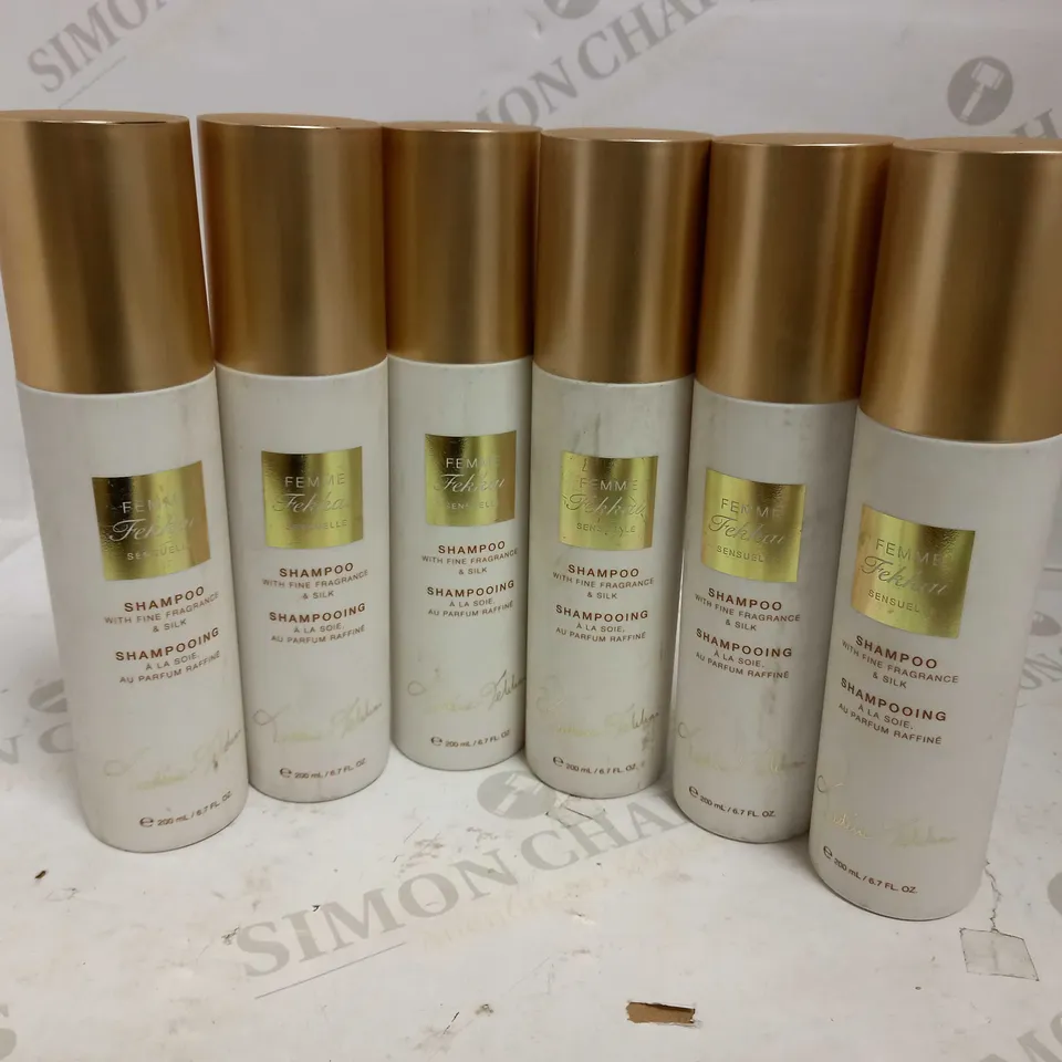 FEMME FEKKAI SENSUELLE SHAMPOO 200ml X6 