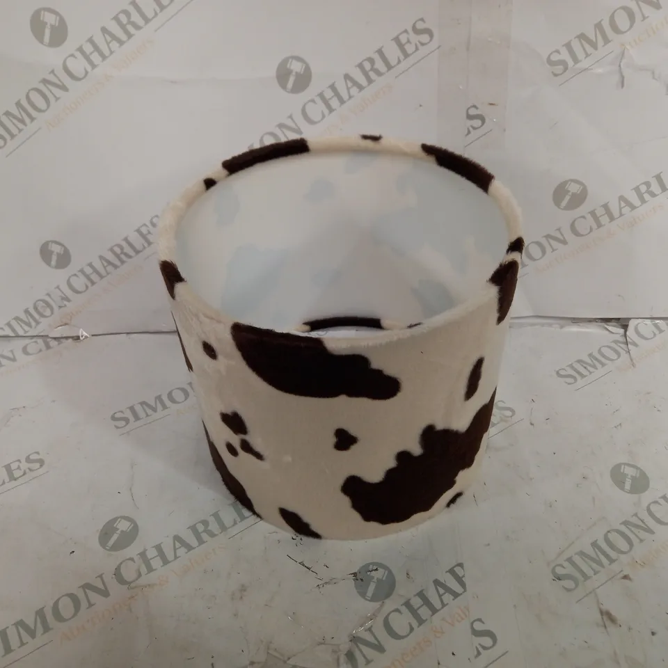 COW PRINT LAMP SHADE