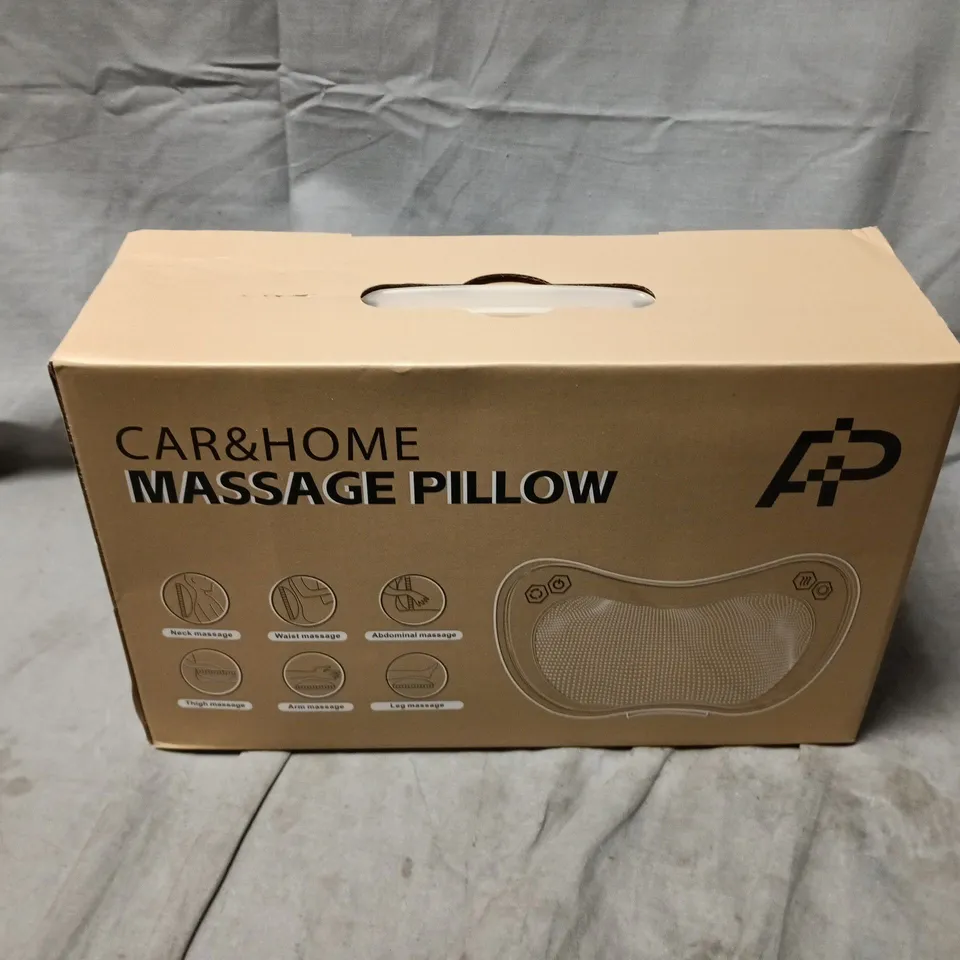BOXED ACCUEILPORT CAR & HOME MASSAGE PILLOW