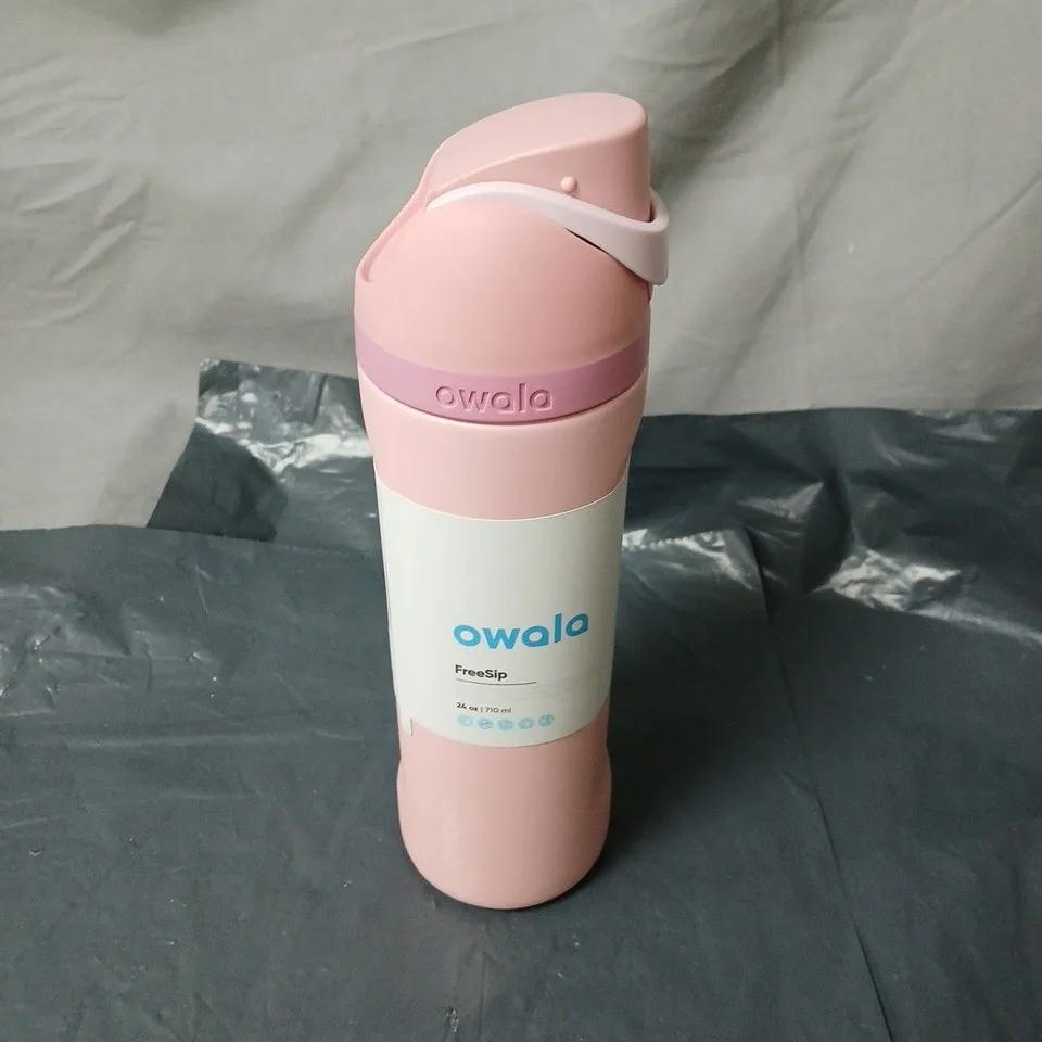 OWALA FREESIP PINK BABY BOTTLE, 710 ML (24 OZ) – SPILL-PROOF