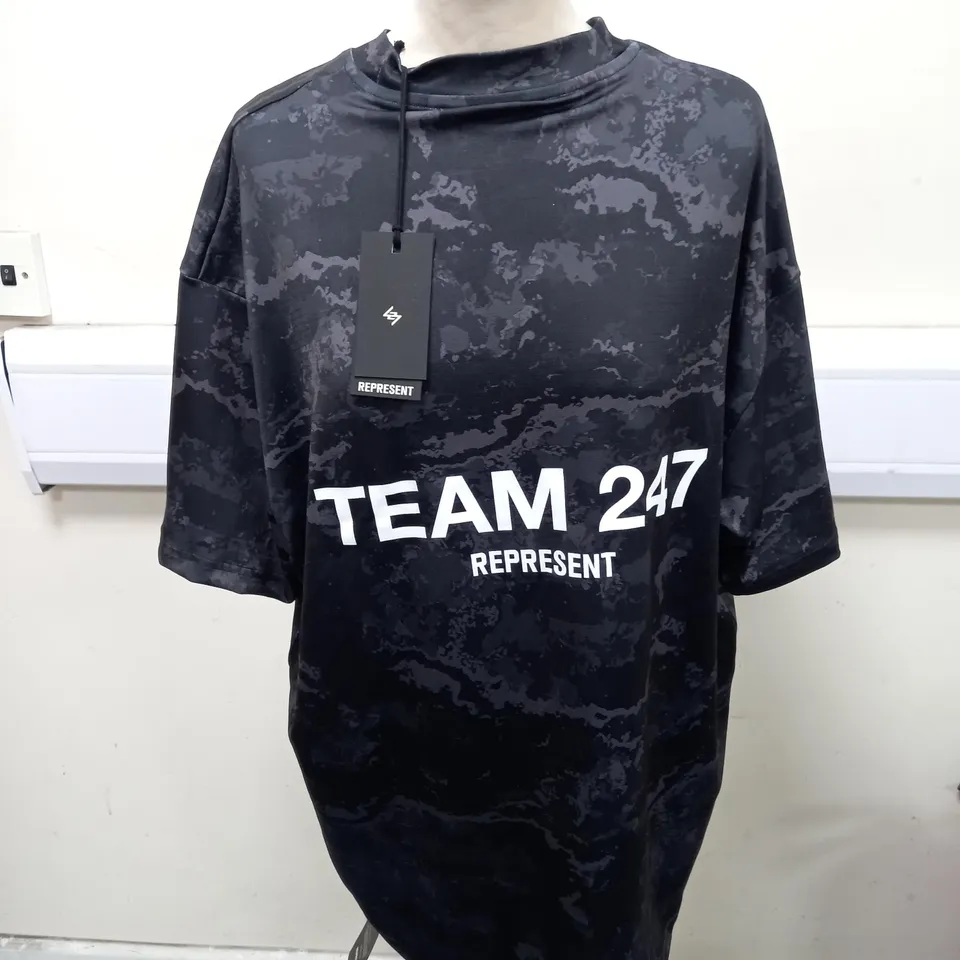 LARGE REPRESENT TEAM 247 T-SHIRT SIZE L