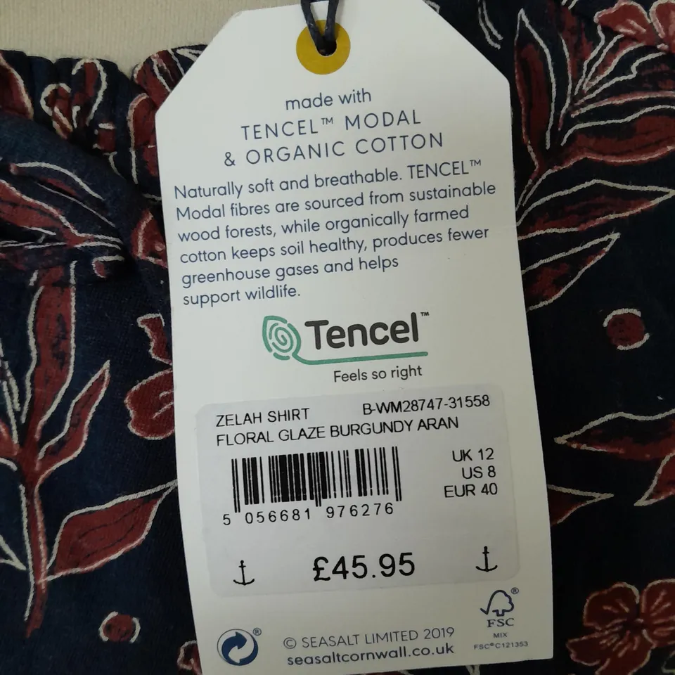 SEASALT CORNWALL ZELAH SHIRT - UK 12