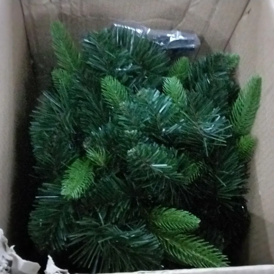 BOXED EXTRA FULL GREEN PINE CASHMERE CHRISTMAS TREE