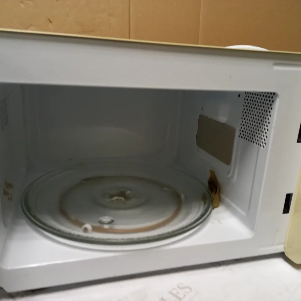 SWAN RETRO 800W MICROWAVE - CREAM