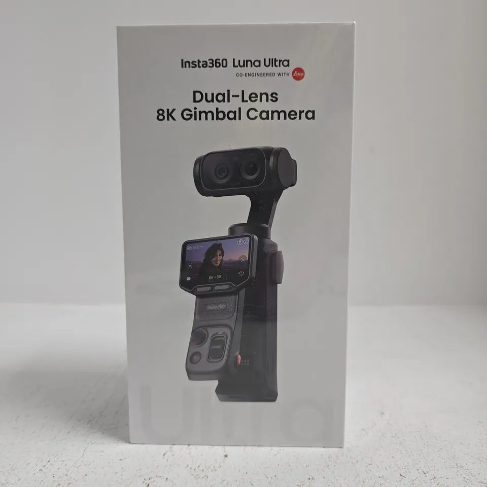 INSTA360 LUNA ULTRA DUAL-LENS 8K GIMBAL CAMERA – BOXED