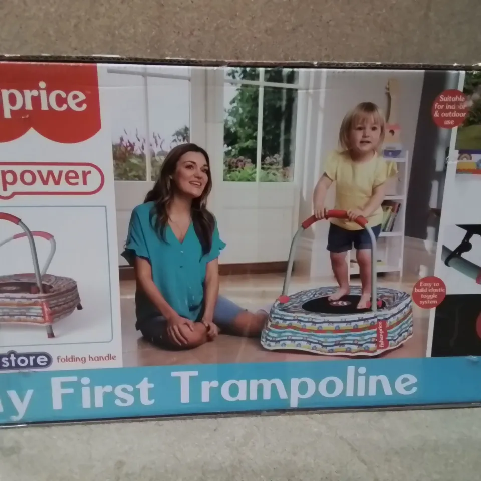 BOXED SPORTSPOWER MY FIRST TRAMPOLINE