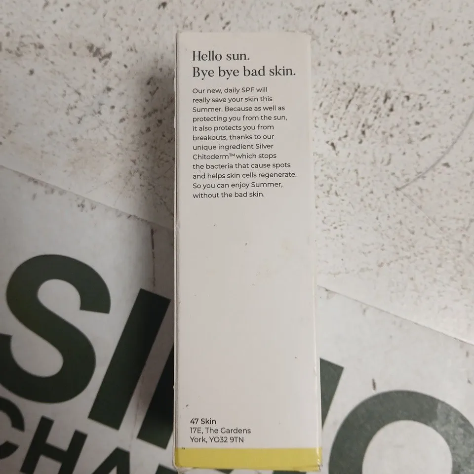47 SKIN DAILY SPF 30 SUNSCREEN – ANTI-BLEMISH & SCAR REPAIR, 50 ML